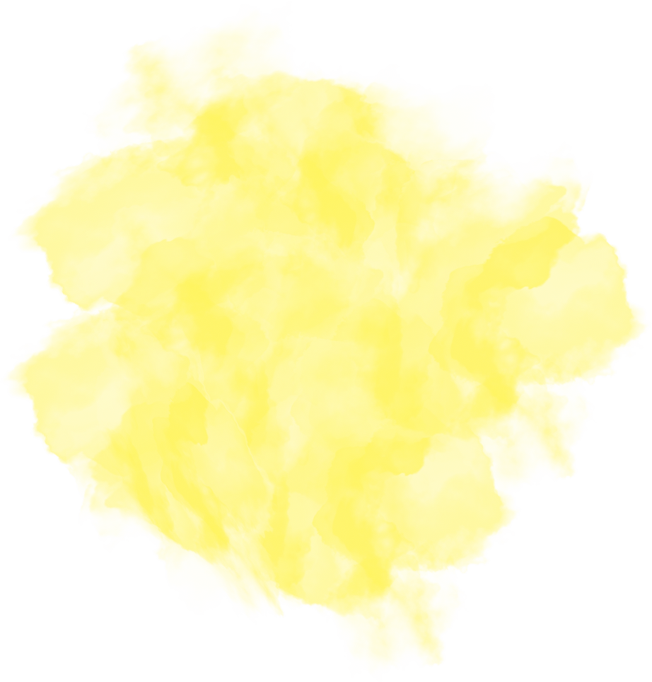 yellow splash watercolor brush